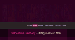 Desktop Screenshot of be.stiftsgymnasium-melk.org