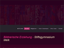 Tablet Screenshot of be.stiftsgymnasium-melk.org